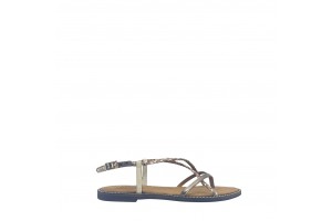 Sandalia Plana Estilo Gladiador